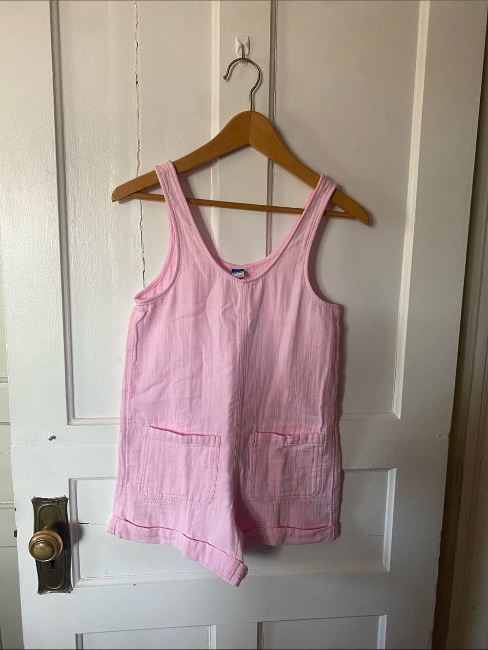 Old Navy Light Pink Girls' Sleeveless Romper